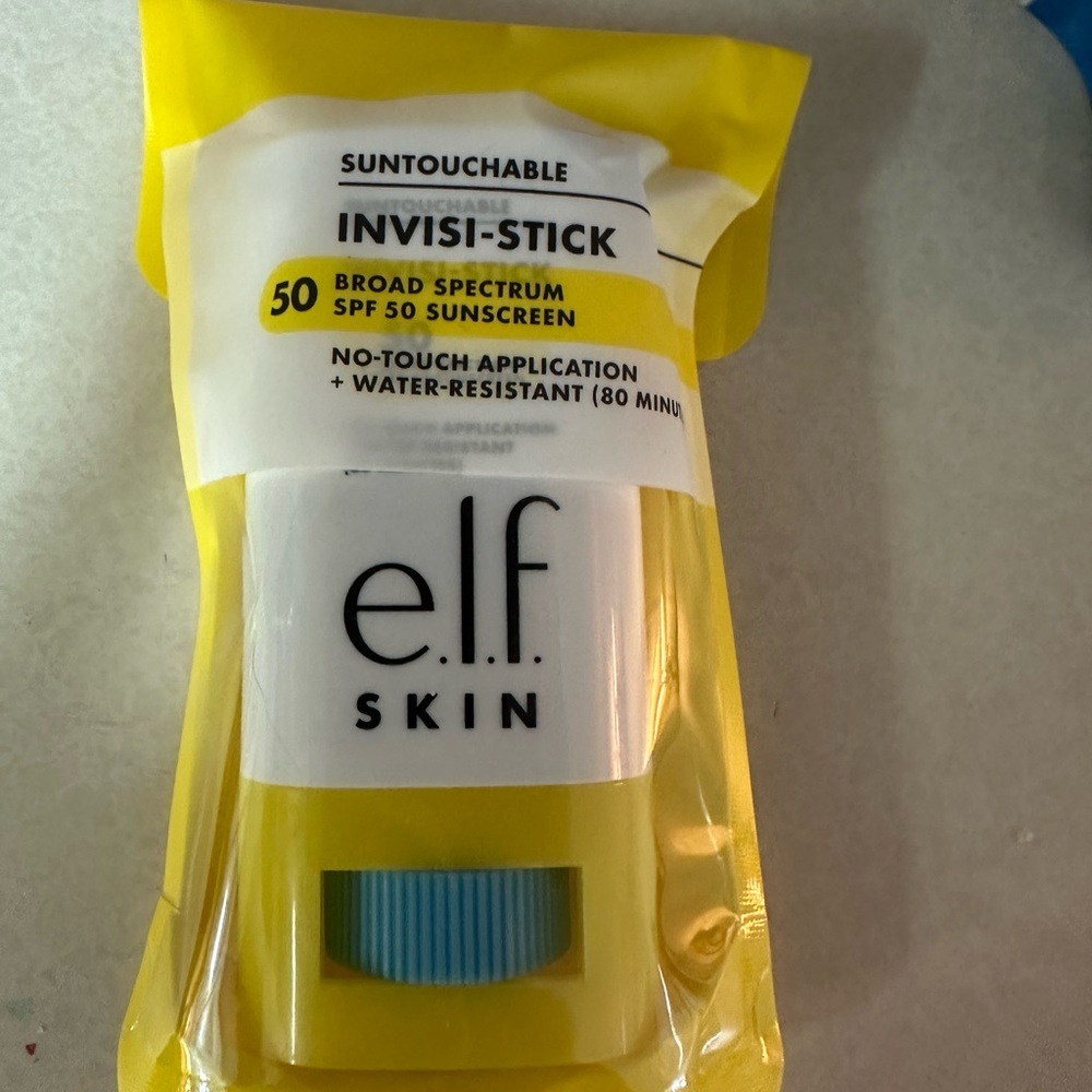 ELF Suntouchable Invisi-Stick SPF 50 - Yellow and Blue